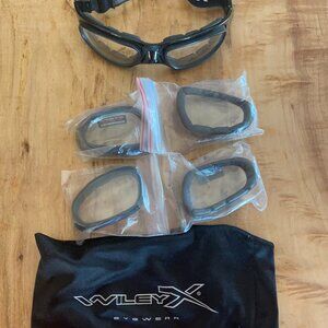 NEW Wiley X Anti Fog Shooting Glasses